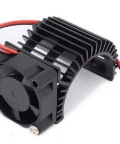 Hi-Performance Products Hi-Performance Products Motor Heat Sink - Side Mount Fan - 5V With JR Conn
